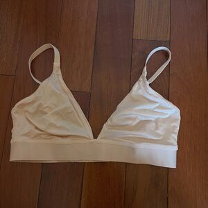 Negative Bralette Triangle Size 2 Wireless Unlined Neutral Casual Minimalist
